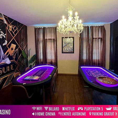 몽스 Capsule Casino - Jacuzzi - Billard - Netflix - Console & Jeux 아파트 외부 사진
